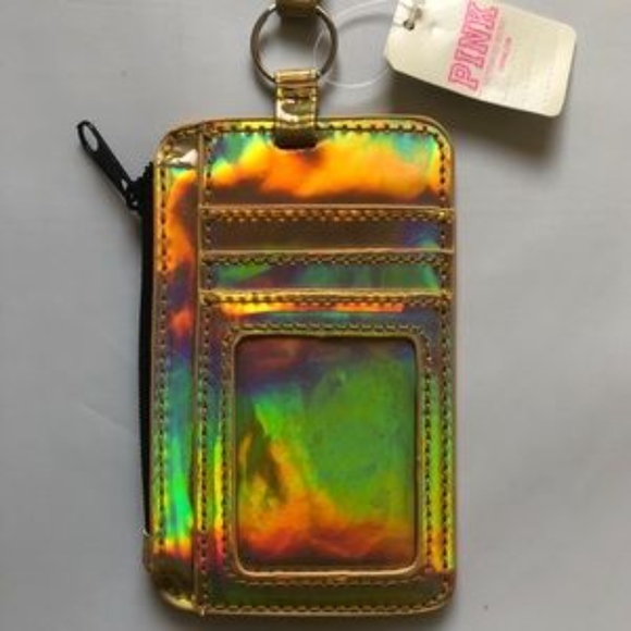 🆕📿 VS PINK ID Holder & Lanyard Muti Colored 📿🆕 - Picture 4 of 5